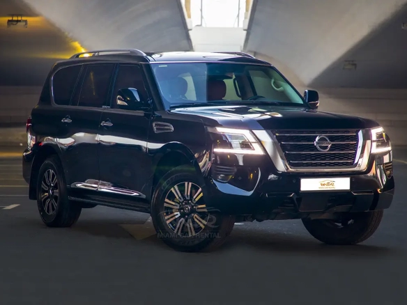 Nissan Patrol Black Lease Nisssan Patrol Black SUV for families in the UAe