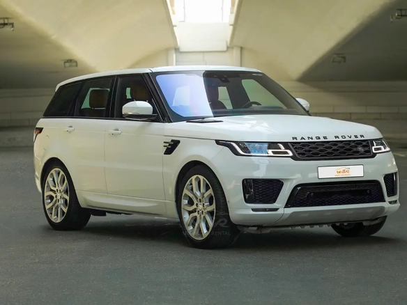 Range Rover Sport White Lease Range Rover Sport White SUV in Abu Dhabi