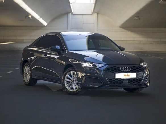 AUDI A3 Black Lease the elegant Audi A3 Black economy in Abu Dhabi