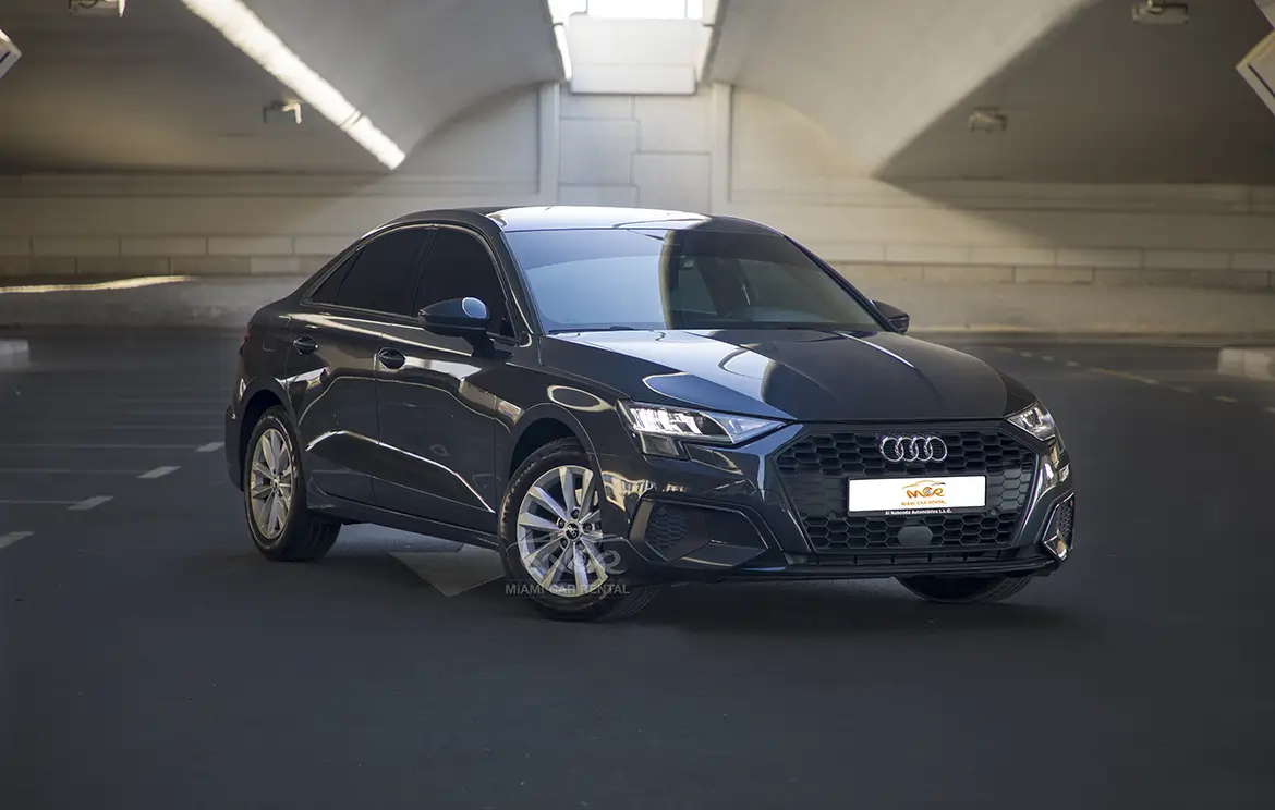 rent a car dubai ferrari - Audi A3 Black