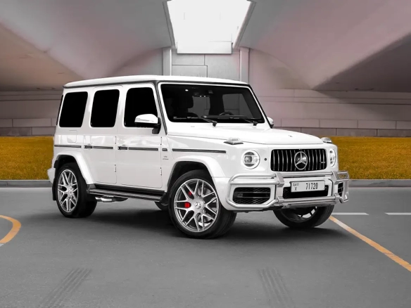 Mercedes G63 White Mercedes G63 White