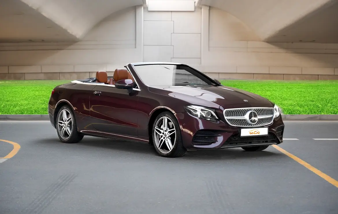 Lease the dynamic Mercedes E450 sports coupe in Dubai